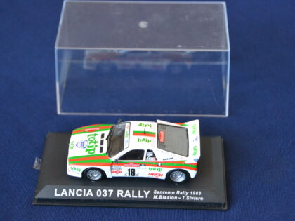 Model - Lancia 037 Rally. Sanremo Rally 1983, Totip. M. Biasion/T. Siviero.